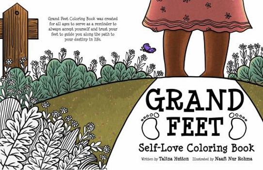 Paperback Grand Feet Self-Love Coloring Book