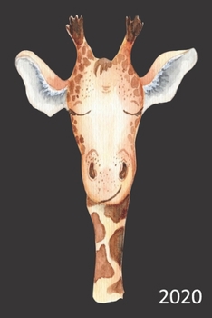 2020: Giraffe Diary, Planner, Organiser  - Week Per View - Gift for Meditator, Zen Seeker, Healer