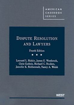 Hardcover Dispute Resolution and Lawyers Book