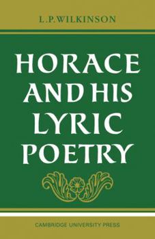 Paperback Horace and His Lyric Poetry Book