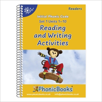 Paperback Phonic Books Dandelion Readers Reading and Writing Activities Set 1 Units 1-10 (Alphabet code, blending 4 and 5 sound words): Photocopiable Activities Book