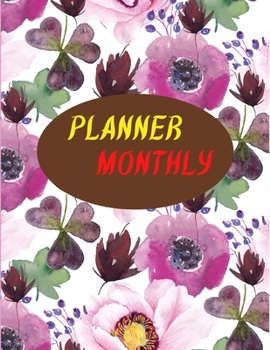 Paperback Monthly Planner 2021-2022 Book