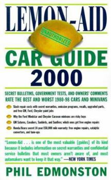 Paperback Lemon-Aid Car Guide Book