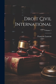 Paperback Droit Civil International; Volume 1 [French] Book