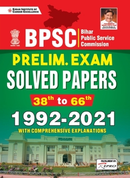 Paperback BPSC Preliminary Exam Solved Papers 1992-2021-E 22-Sets (Fresh) 2021 Book
