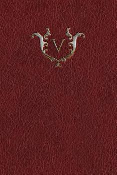 Paperback Monogram "V" Notebook Book