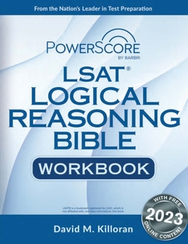 Paperback Powerscore LSAT Logical Reasoning Bible Workbook Book