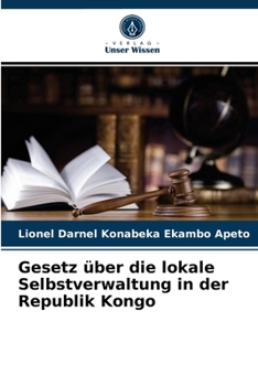 Paperback Gesetz über die lokale Selbstverwaltung in der Republik Kongo [German] Book