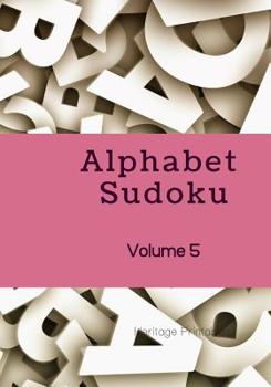 Paperback Alphabet Sudoku Volume 5 Book