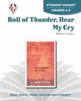 Paperback Roll of Thunder, Hear My Cry - Student Packet by Novel Units Book