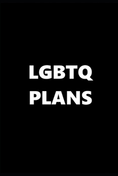2020 Weekly Planner LGBTQ Plans Black White 134 Pages: 2020 Planners Calendars Organizers Datebooks Appointment Books Agendas