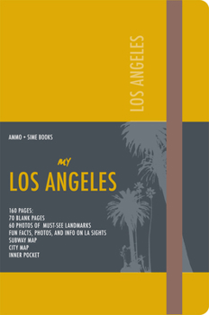Imitation Leather Los Angeles Visual Journal: Mustard Yellow Book