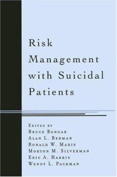 Hardcover Risk Management with Suicidal Patients Book