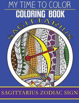 Paperback Sagittarius Zodiac Sign - Adult Coloring Book