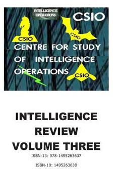 Paperback Intelligence Review-Volume Three Book