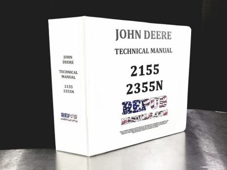 Ring-bound John Deere 2155 Tractor Technical Service Repair Manual Book