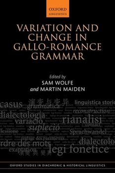 Hardcover Variation and Change in Gallo-Romance Grammar Book