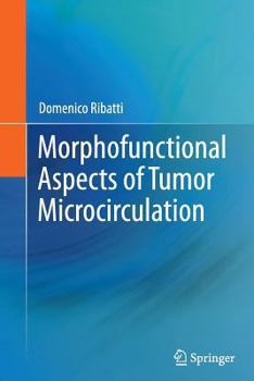 Paperback Morphofunctional Aspects of Tumor Microcirculation Book