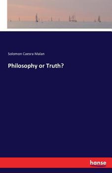 Paperback Philosophy or Truth? Book