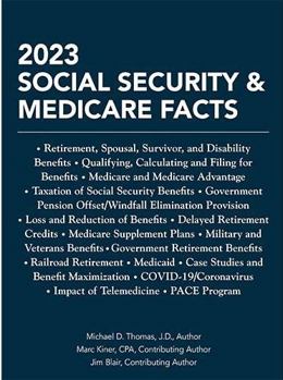 Paperback 2023 Social Security & Medicare Facts Book