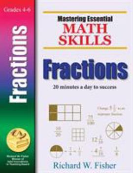 Paperback Mastering Essential Math Skills: Fractions Book