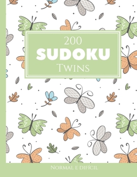 Paperback 200 Sudoku Twins normal e difícil Vol. 7: com soluções e quebra-cabeças bônus [Portuguese] Book