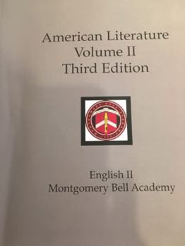 Paperback American Literature Volume II Third Edition Book