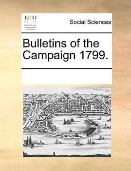 Paperback Bulletins of the Campaign 1799. Book