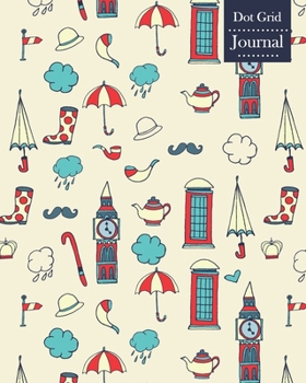 Dot Grid Journal: Notebook Planner with Great Britain Themed Cover Design