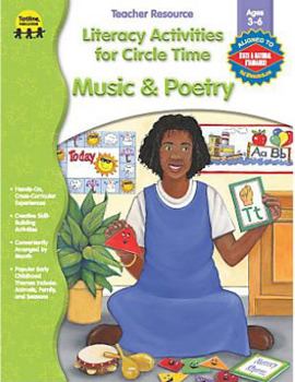 Paperback Music & Poetry Literacy Activities for Circle Time, Grades Preschool - K Book