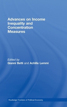 Hardcover Advances on Income Inequality and Concentration Measures Book