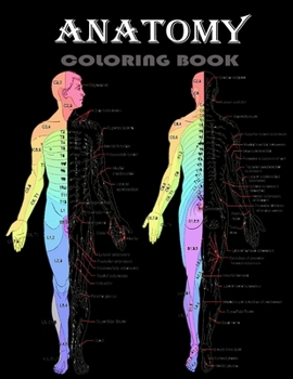 Paperback Anatomy coloring book