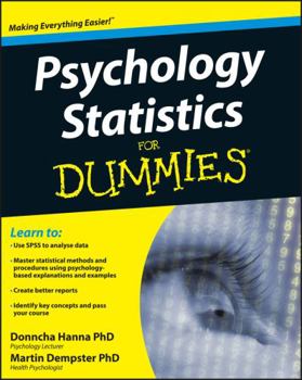 Paperback Psychology Statistics For Dummies Book