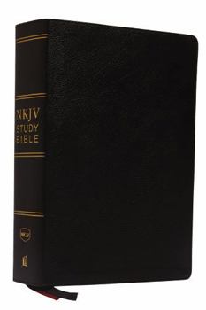 Bonded Leather NKJV Study Bible, Premium Bonded Leather, Black, Indexed, Comfort Print: The Complete Resource for Studying God's Word Book
