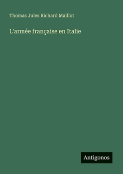 Paperback L'armée française en Italie [French] Book
