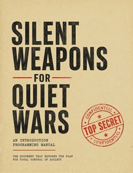 Paperback Silent Weapons for Quiet Wars: An Introductory Programming Manual Book