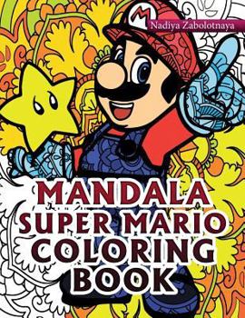 Paperback Mandala Super Mario Coloring Book Part 1 Book