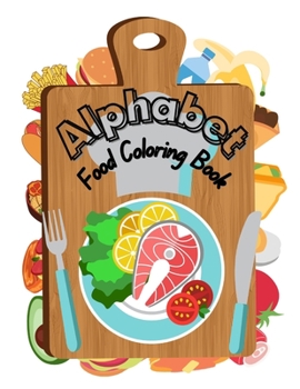 Paperback Alphabet Food Coloring Book
