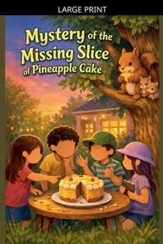 Paperback Mystery of the Missing Slice of Pineapple Cake [Large Print] Book