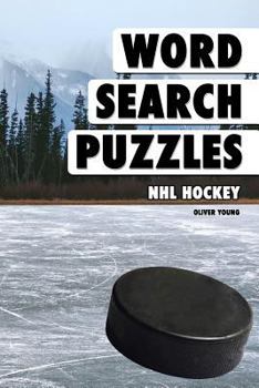 Paperback Word Search Puzzles: NHL Hockey [Large Print] Book