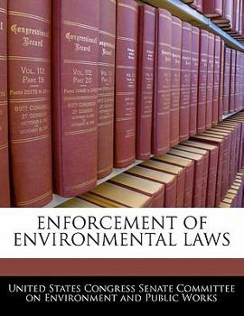 Paperback Enforcement of Environmental Laws Book