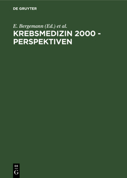 Hardcover Krebsmedizin 2000 - Perspektiven [German] Book