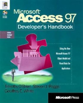 Paperback Microsoft Access 97 Developers Handbook: With CDROM Book