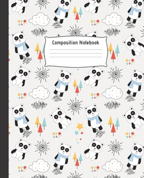 Paperback Composition Notebook: Cute College Ruled Line Paper Notebook - Perfect size for your School Bag - High quality paper - Multipurpose School W Book