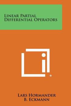 Paperback Linear Partial Differential Operators Book