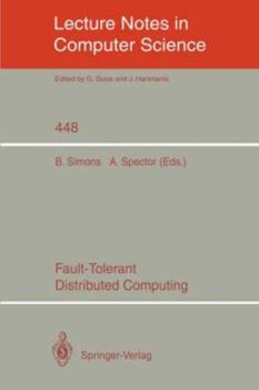 Paperback Fault-Tolerant Distributed Computing Book