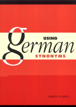 Paperback Using German Synonyms Book