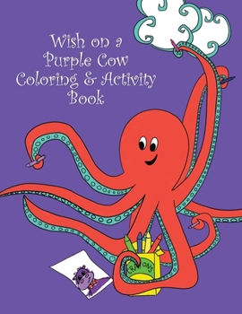 Paperback Wish on a Purple Cow Coloring & Activity Book