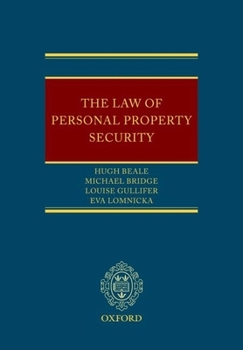 Hardcover The Law of Personal Property Security Book