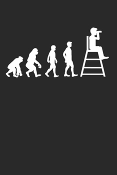 Bademeister Evolution: Bademeister & Rettungsschwimmer Notizbuch 6'x9' Kalender Geschenk für Schwimmen & Schwimmer (German Edition)